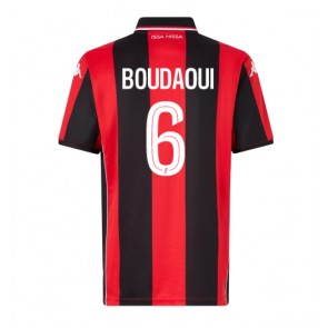 OGC Nice Hicham Boudaoui #6 Domaci Dres 2025-26 Kratak Rukavima